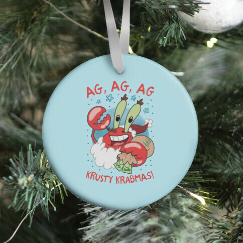 Krusty Krabmas!  Ornament