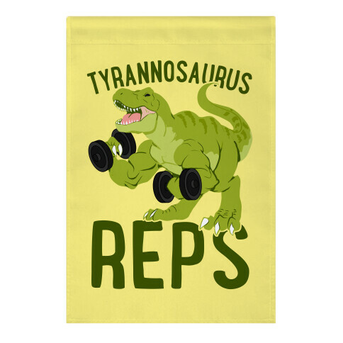Tyrannosaurus Reps Garden Flag