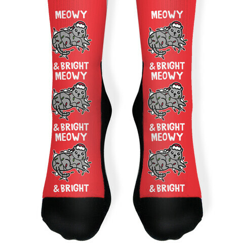 Meowy & Bright Sock