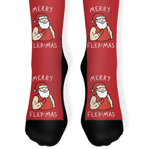 Merry Flex-mas Sock