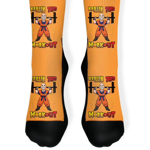 Krillin This Workout Sock