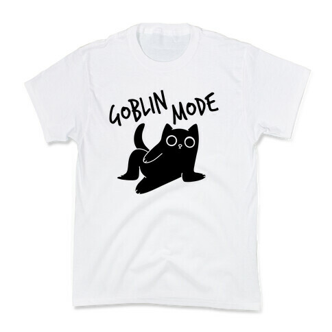 Goblin Mode Cat Kids T-Shirt