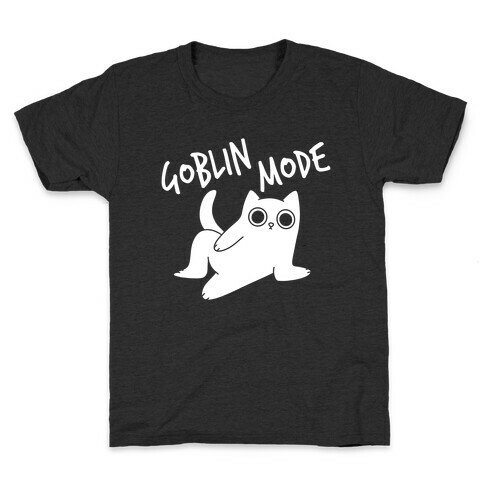 Goblin Mode Cat Kids T-Shirt