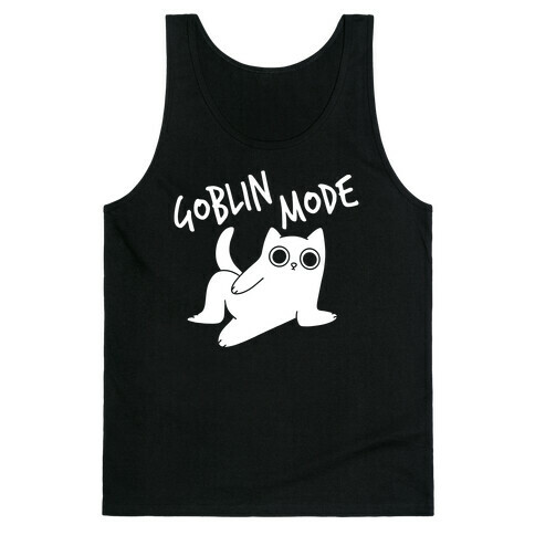 Goblin Mode Cat Tank Top