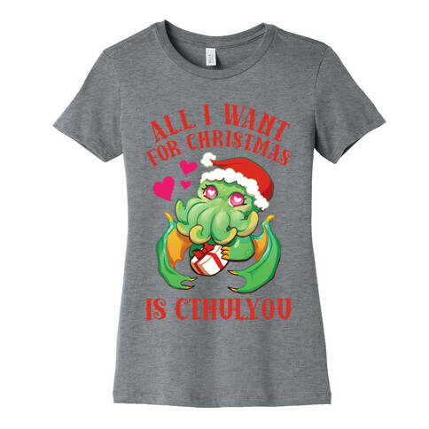 All I Want For Christmas Is Cthulyou Womens T-Shirt