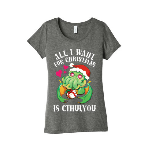 All I Want For Christmas Is Cthulyou Womens T-Shirt