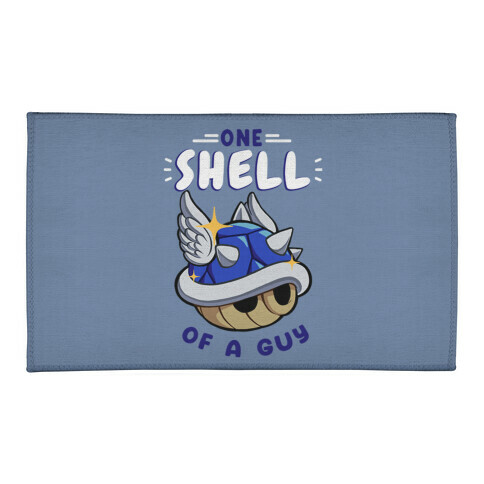 One Shell of A Guy: Blueshell Ver Welcome Mat