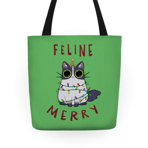 Feline Merry Tote