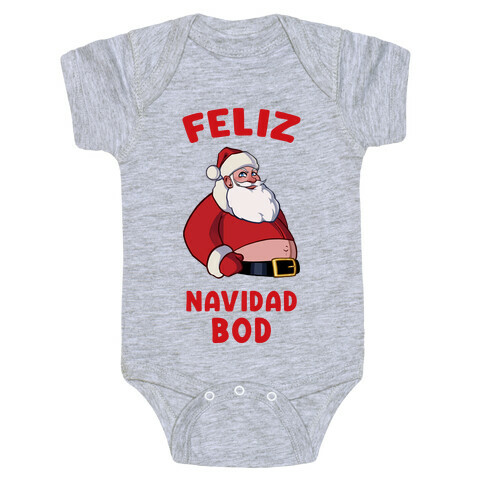 Feliz Navidad Bod Baby One-Piece