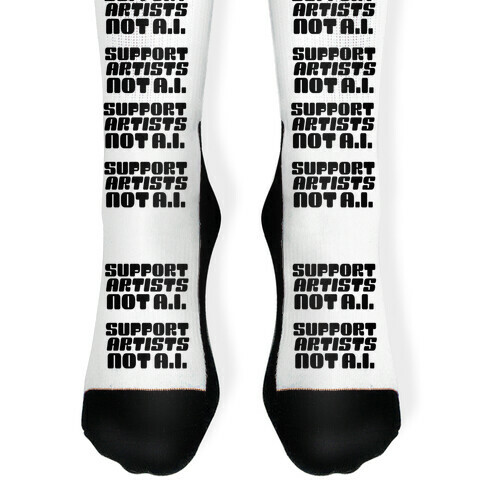 Support Artists Not A.I. Sock