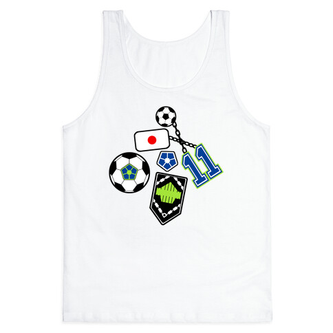 Football Anime Pattern Tank Top