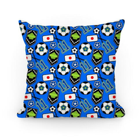Football Anime Pattern Pillow