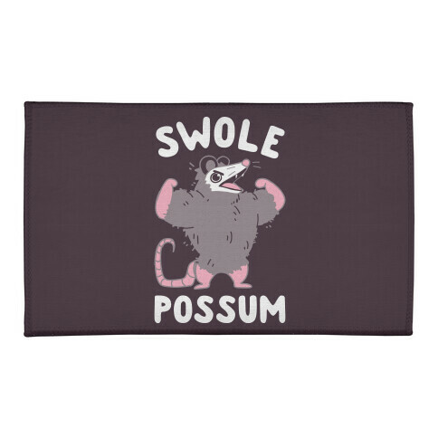 Swole Possum Welcome Mat