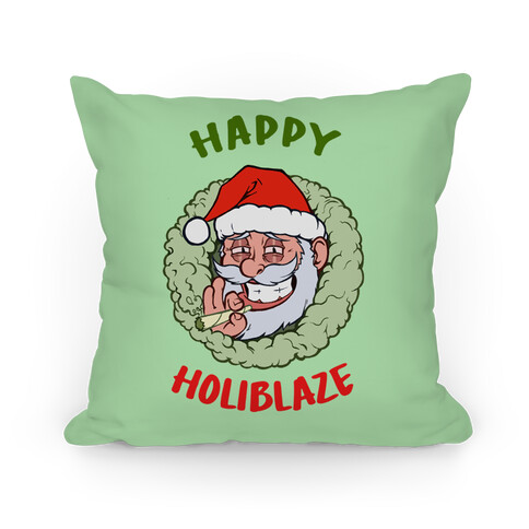 Happy Holiblaze Pillow