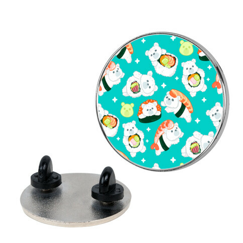 Sushi Bears Pattern Pin