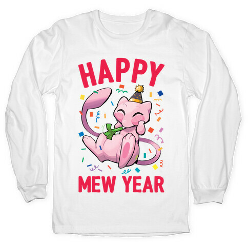 Happy Mew Year Long Sleeve T-Shirt