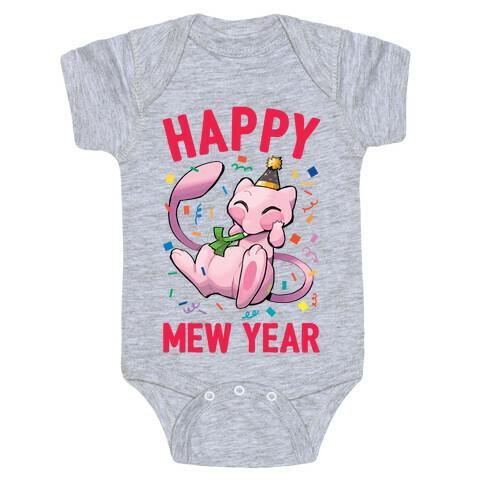 Happy Mew Year Baby One-Piece