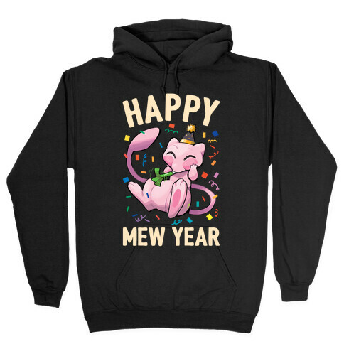 Happy Mew Year Hooded Sweatshirt
