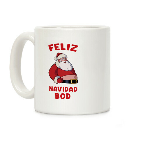 Feliz Navidad Bod Coffee Mug