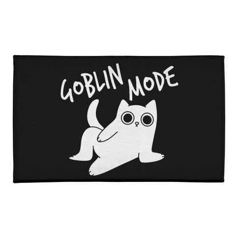 Goblin Mode Cat Welcome Mat