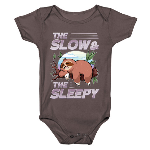 The Slow And The Sleepy Baby One-Piece