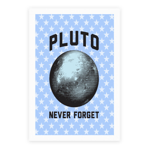 Pluto Canvas Poster