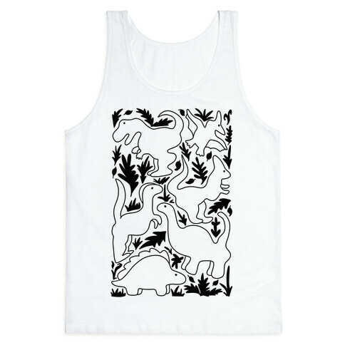 Very Poorly Drawn Dinosaurs Tank Top