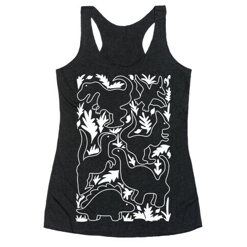 Very Poorly Drawn Dinosaurs Racerback Tank Top