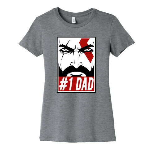 #1 Dad: Kratos Womens T-Shirt