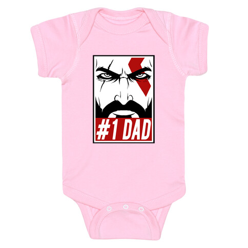 #1 Dad: Kratos Baby One-Piece