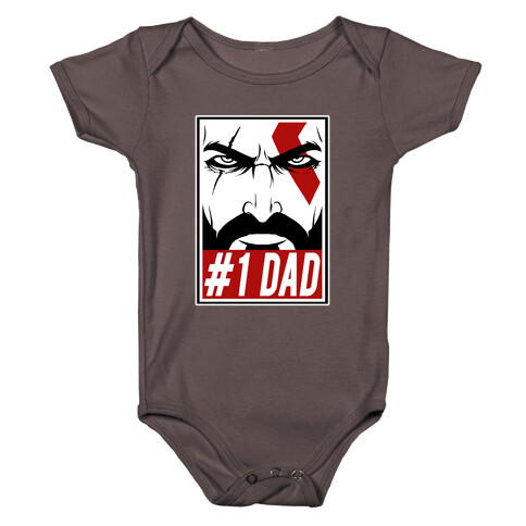 #1 Dad: Kratos Baby One-Piece