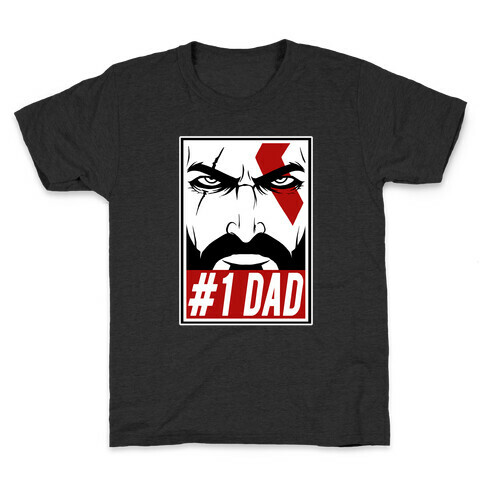 #1 Dad: Kratos Kids T-Shirt