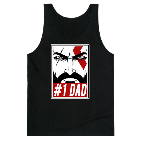 #1 Dad: Kratos Tank Top