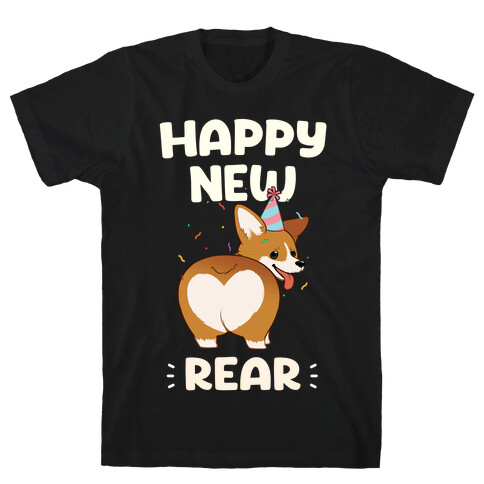 Happy New Rear T-Shirt