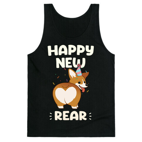 Happy New Rear Tank Top