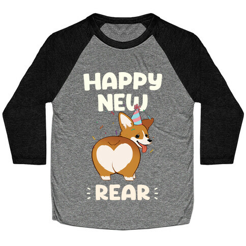 Happy New Rear Baseball Tee