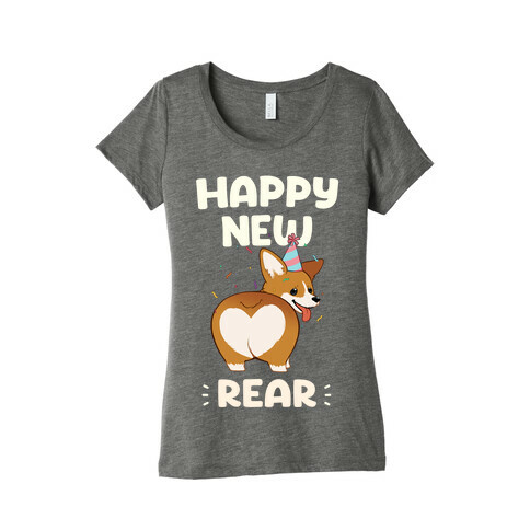 Happy New Rear Womens T-Shirt