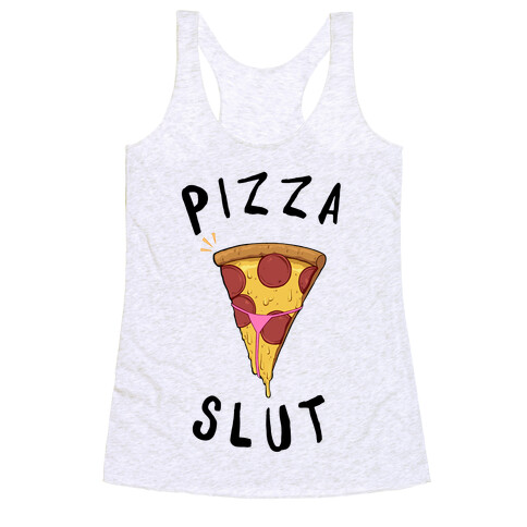 Pizza Slut Racerback Tank Top