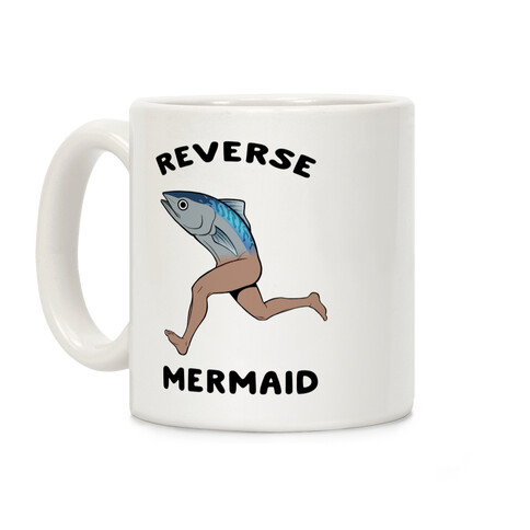 Reverse Mermaid Coffee Mug