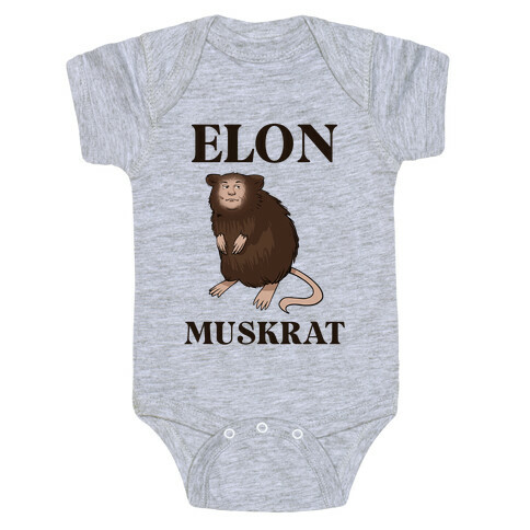 Elon Muskrat Baby One-Piece