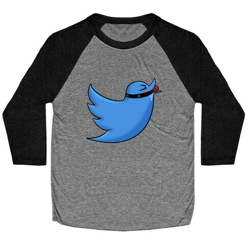 Blue Bird Ball Gag Baseball Tee