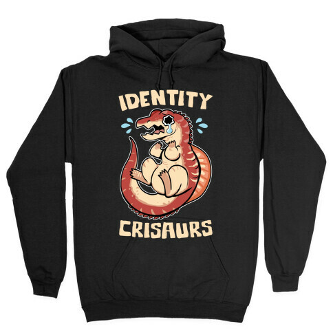 Identity Crisaurs Hooded Sweatshirt
