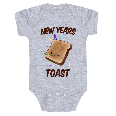 New Years Toast Baby One-Piece