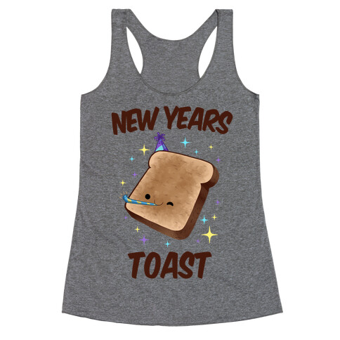 New Years Toast Racerback Tank Top