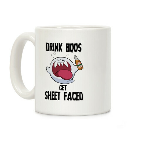 Drink Boos, Get Sheet Faced Coffee Mug