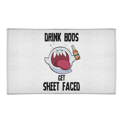 Drink Boos, Get Sheet Faced Welcome Mat