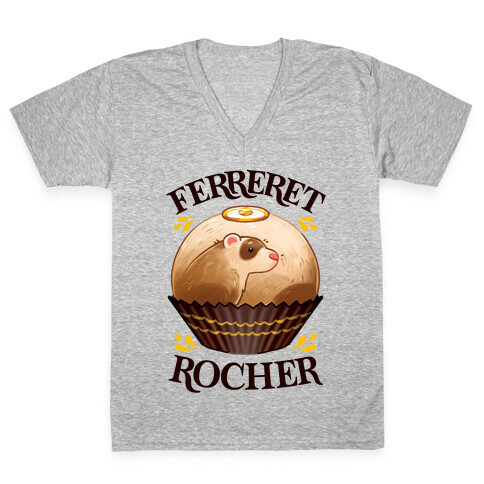 Ferreret Rocher V-Neck Tee Shirt