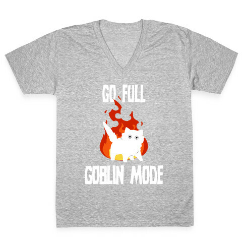 Go Full Goblin Mode V-Neck Tee Shirt