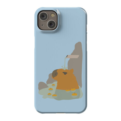 Capybara Hot Spring Phone Case