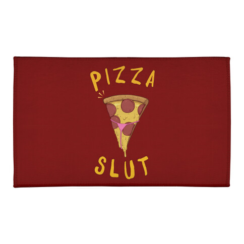 Pizza Slut Welcome Mat